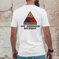 Army 1St Armored Division Full Color Veteran Mens Back Print T-shirt Funny Gifts