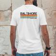 Baltimore Maryland Retro Vintage 80 Stripes Mens Back Print T-shirt Funny Gifts