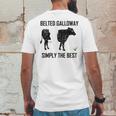 Belted Galloway Simply The Best Vintage Cow Gift Mens Back Print T-shirt Funny Gifts