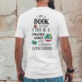 I Am A Book Lover In A Fantasy World Mens Back Print T-shirt Funny Gifts