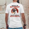 Buckle Up Buttercup Pug Dog Mens Back Print T-shirt Funny Gifts