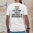 I Cant Stay At Home I Work At Sonic Drive In We Fight Shirt Mens Back Print T-shirt Funny Gifts