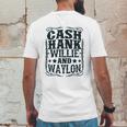 Cash Hank Willie And Waylon Country Girl Mens Back Print T-shirt Funny Gifts