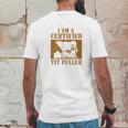 I Am A Certified Tit Puller Funny Gift For Cow Lover Mens Back Print T-shirt Funny Gifts