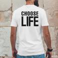 Choose Life Retro 80S Mens Back Print T-shirt Funny Gifts