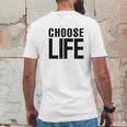 Choose Life Retro 80S Halloween Costume Graphic Mens Back Print T-shirt Funny Gifts