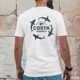 Costa Del Mar Ocearch Circle Shark Mens Back Print T-shirt Funny Gifts