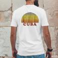 Cuba Retro Vintage 70S Throwback Mens Back Print T-shirt Funny Gifts