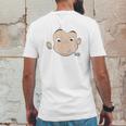 Curious George Face Mens Back Print T-shirt Funny Gifts