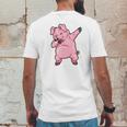 Dabbing Pig Funny Piggy Farm Farmer Pig Dab Dance Mens Back Print T-shirt Funny Gifts