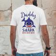 Daddy Shark Doo Doo Mens Back Print T-shirt Funny Gifts