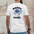 Daddy Shark Gift For Dad Shark Baby Cute Mens Back Print T-shirt Funny Gifts