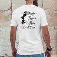 Dinglehopper Hair Dont Care Mermaid Funny Dingle Hopper Mens Back Print T-shirt Funny Gifts