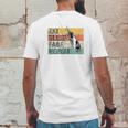 Eat Sleep Fade Repeat Barber Gift Hairstylist Barber Mens Back Print T-shirt Funny Gifts