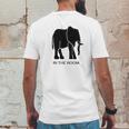 Elephant In The Room Funny Mens Back Print T-shirt Funny Gifts