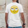 Emoji Cool Shades Smiley Face Sunglasses Confident Awesome Mens Back Print T-shirt Funny Gifts