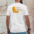 Flex Driver For Delivery Drivers Mens Back Print T-shirt Funny Gifts