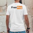 Free Hug Pornhub Logo Parody Mens Back Print T-shirt Funny Gifts