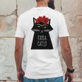 Funny Frida Kahlo Cat Art Mens Back Print T-shirt Funny Gifts