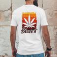 Funny Marijuana For Men Blaze It 420 Gift Mens Back Print T-shirt Funny Gifts