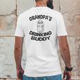 Grandpa Drinking Buddy Baby One Piece Mens Back Print T-shirt Funny Gifts