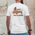 Halloweenie Halloween Dachshund Mens Back Print T-shirt Funny Gifts