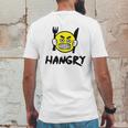 Hangry Emoji Mens Back Print T-shirt Funny Gifts