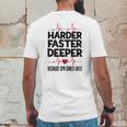 Harder Faster Deeper Because Cpr Saves Lives Gift Mens Back Print T-shirt Funny Gifts