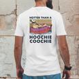 Hotter Than A Hoochie Coochie Vintage Shirt Mens Back Print T-shirt Funny Gifts