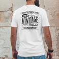 My Icon 1960 Vintage Model Born In Birth Mens Back Print T-shirt Funny Gifts