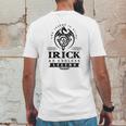 Irick Mens Back Print T-shirt Funny Gifts