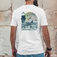 Jaws Amity Island Welcomes You Lighthouse Mahi Heather Mens Back Print T-shirt Funny Gifts