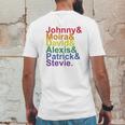 Johnny Moira David Alexis Patrick Stevie Pride Schitts Creek Classic Mens Back Print T-shirt Funny Gifts