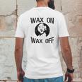 The Karate Kid Wax On Wax Off Mens Back Print T-shirt Funny Gifts