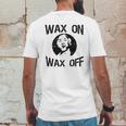 The Karate Kid Wax On Wax Off Mens Back Print T-shirt Funny Gifts