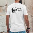 Karl Marx - Im A Material Girl Mens Back Print T-shirt Funny Gifts