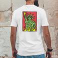 Keith Haring Funny Lady Liberty Mens Back Print T-shirt Funny Gifts