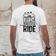 Life Is A Beautiful Ride Style Outline On An Offroad Ash Gray Made In Usa Mens Back Print T-shirt Funny Gifts