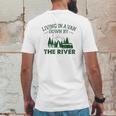 Living In A Van Down By The River Summer Camping Home Mens Back Print T-shirt Funny Gifts