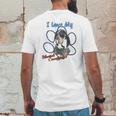 I Love My Bluetick Coonhound Dog Lover Paws Print Mens Back Print T-shirt Funny Gifts