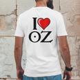 I Love Oz Mens Back Print T-shirt Funny Gifts