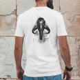 The Mandalorian Armorer Metal Icon Mens Back Print T-shirt Funny Gifts