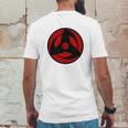 Mangekyou Sharingan Kakashi Mens Back Print T-shirt Funny Gifts