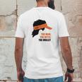 Mike Gundy The Man The Myth The Mullet Mens Back Print T-shirt Funny Gifts