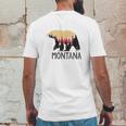 Montana Vintage Grizzly Bear Nature Outdoor Souvenir Gift Mens Back Print T-shirt Funny Gifts