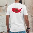 Moorish American T-Shirt America Amexem Moroccan Flag Tee Mens Back Print T-shirt Funny Gifts