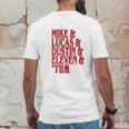 Motivated Culture Mike Lucas Dustin Eleven Will Mens Back Print T-shirt Funny Gifts