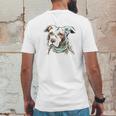 The Mountain Pet Pitbull Cotton Paper Pitbull Mens Back Print T-shirt Funny Gifts