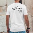 Nah Rosa Parks 1955 Black History Month Mens Back Print T-shirt Funny Gifts