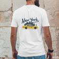 Nyc New York Yellow Cab Taxi Gift Souvenir Mens Back Print T-shirt Funny Gifts